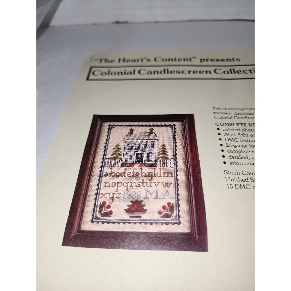 Complete Colonial Candlescrren Collection Sampler 1 kit linen‎ historical